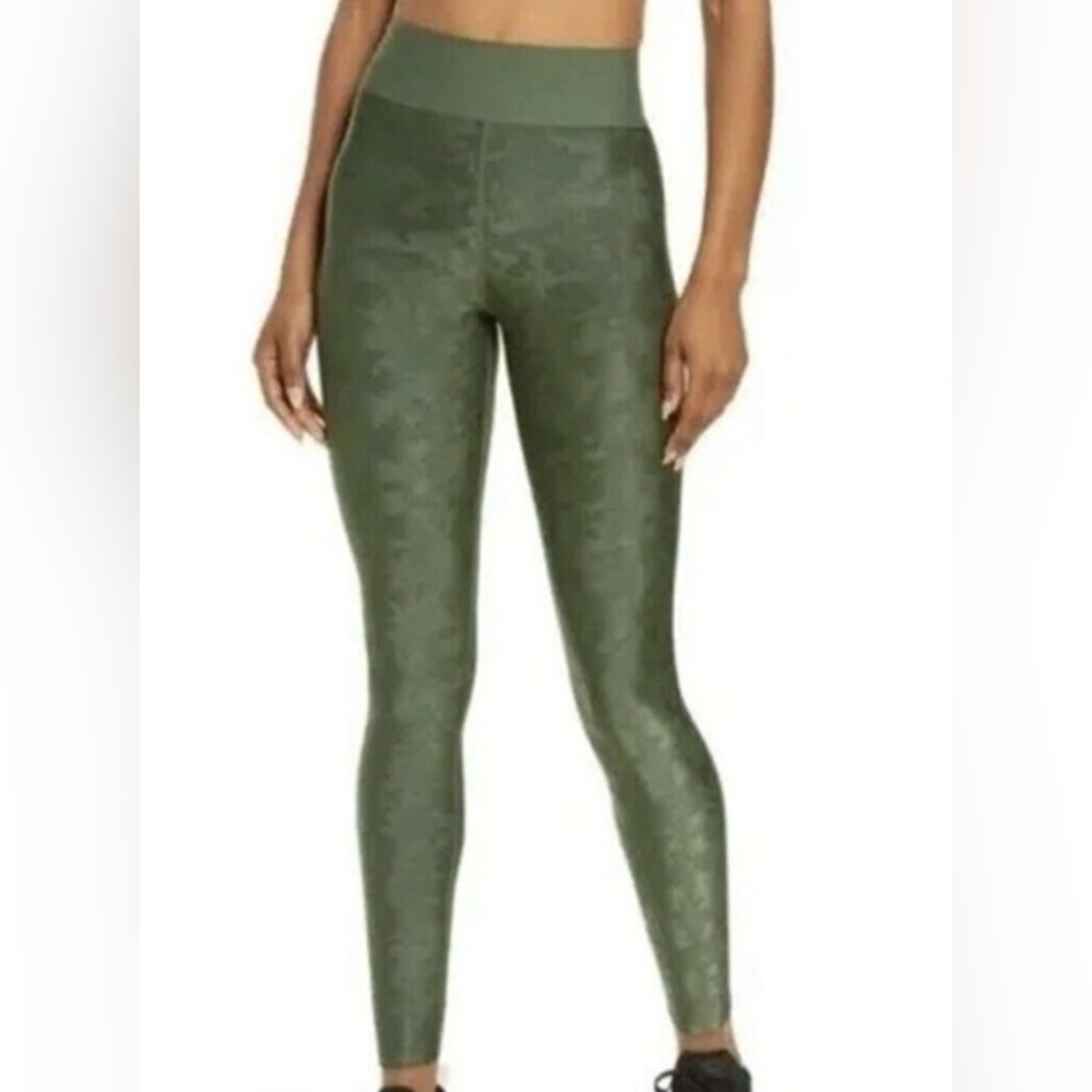 Good American Green Camouflage Leggings